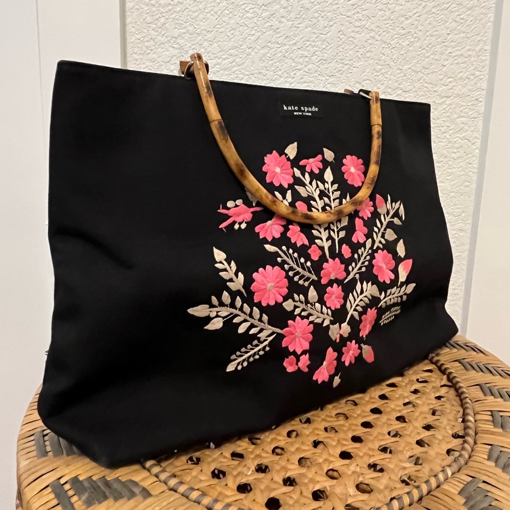 Vintage Embroidered Kate Spade Hand Bag